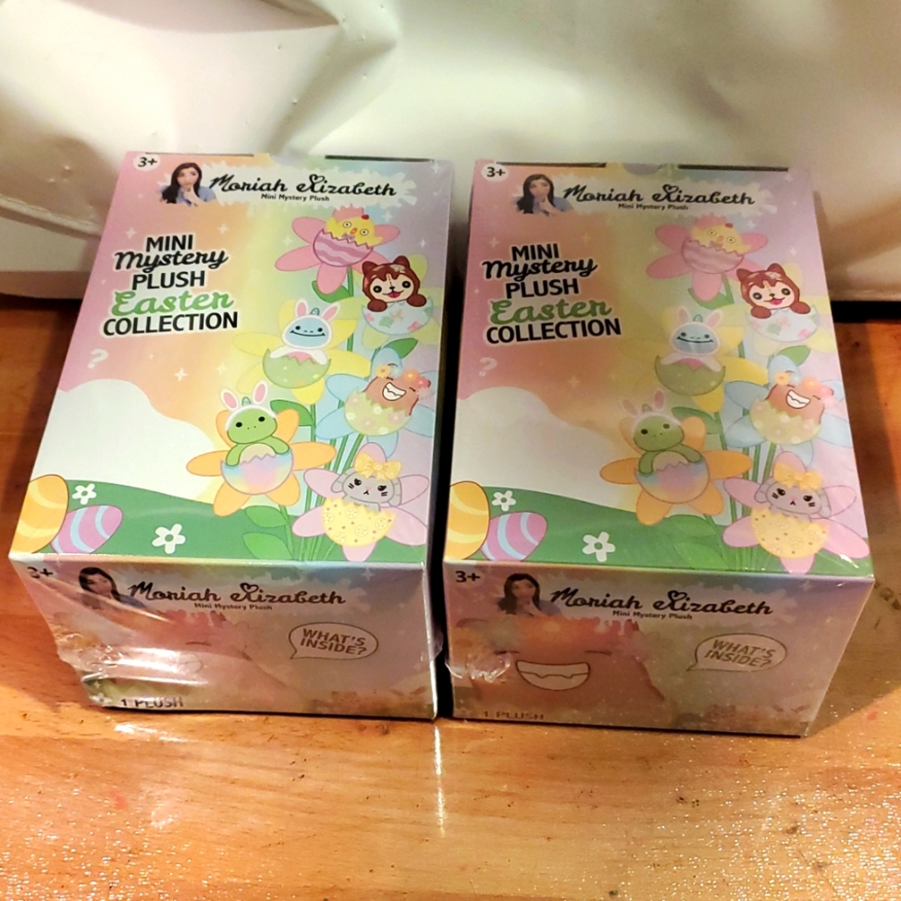 Two Moriah Elizabeth Mystery Plush Easter Collection Sealed Boxes